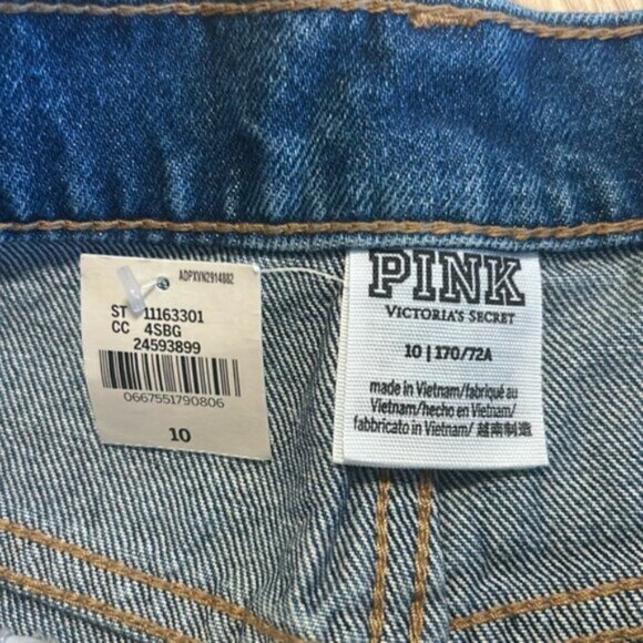 NWT PINK Jean Shorts - Picture 3 of 3